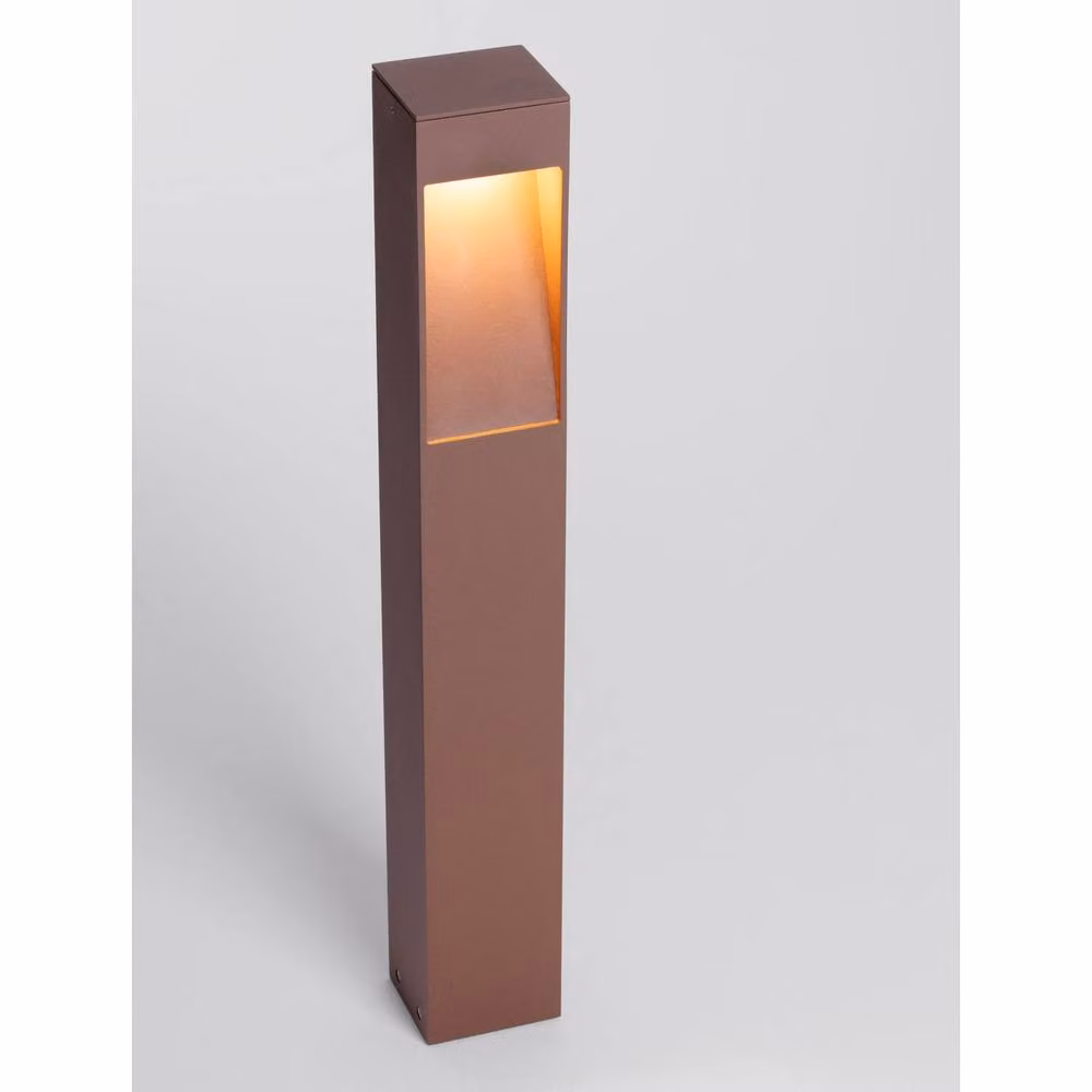Netlighting Maddi 60cm Outdoor LED Bollard in Brown, 7W, 235lm, 3000K, IP65 – 3
