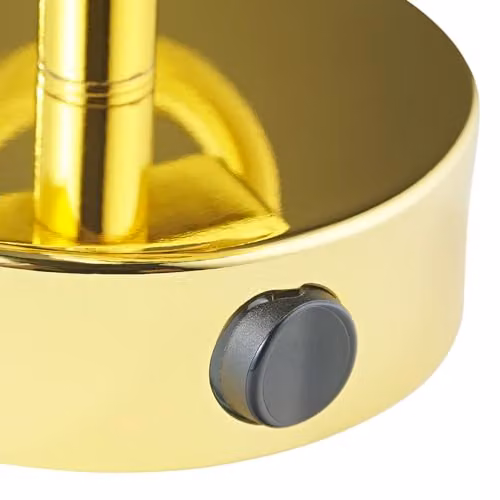 Happy Homewares Industrial Design Switched Wall Spot Light with Adjustable Head and Rocker Switch in Gold/Brass – 2