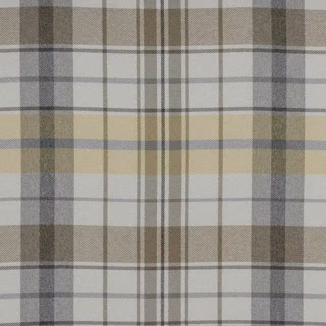 Terrys Nevis Check Fabric in Ochre and Multicolour
