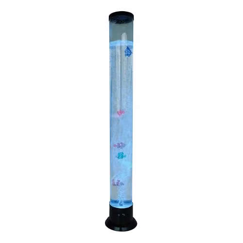 Menkind RED5 Bubble Fish LED Tower Floor Light, Multicolour RGB Mood Lamp