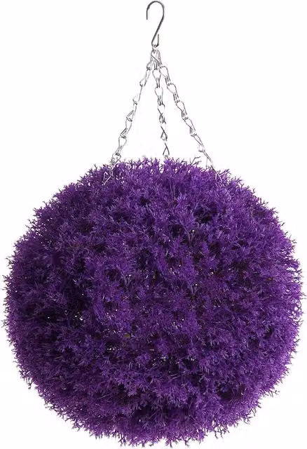 Best Artificial Purple Heather Topiary Ball, Diameter: 28 cm