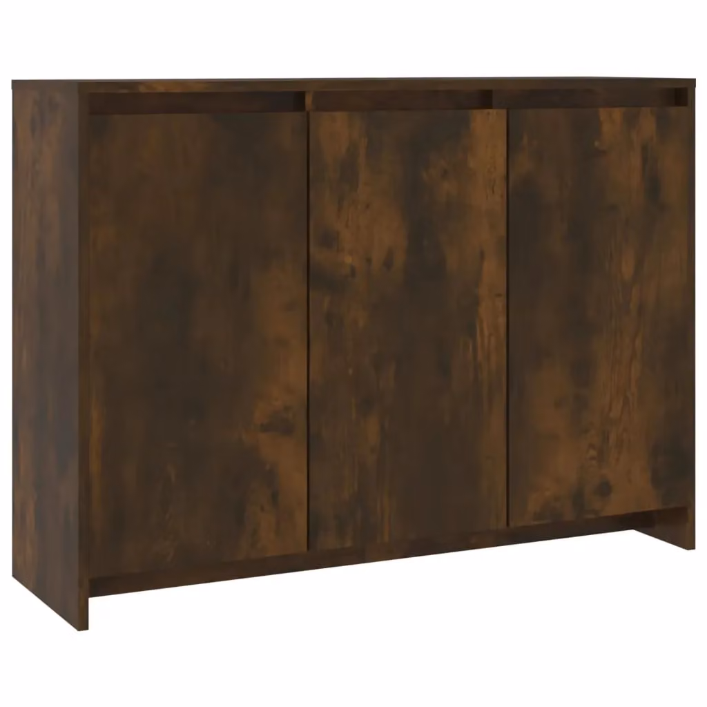 Berkfield Home Smoked Oak Sideboard in Brown, W/D/H: 102 x 33 x 75 cm – 2