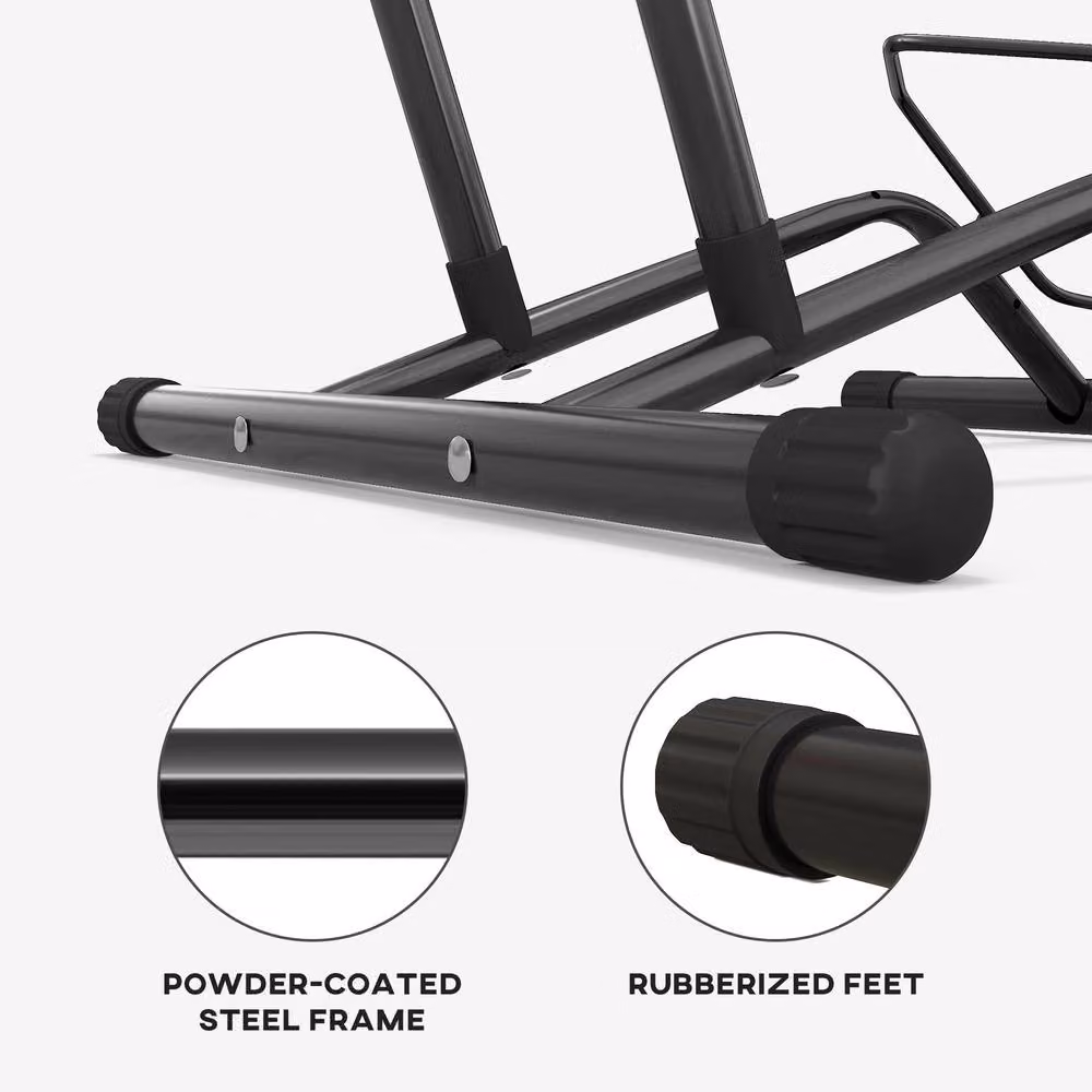 STILVORA Bike Floor Stand for 16 to 29 Inch Bikes, Black – 5