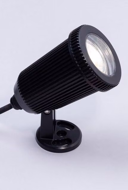 BHS Lighting Hunda Adjustable Outdoor Garden Spike Light in Black – 1