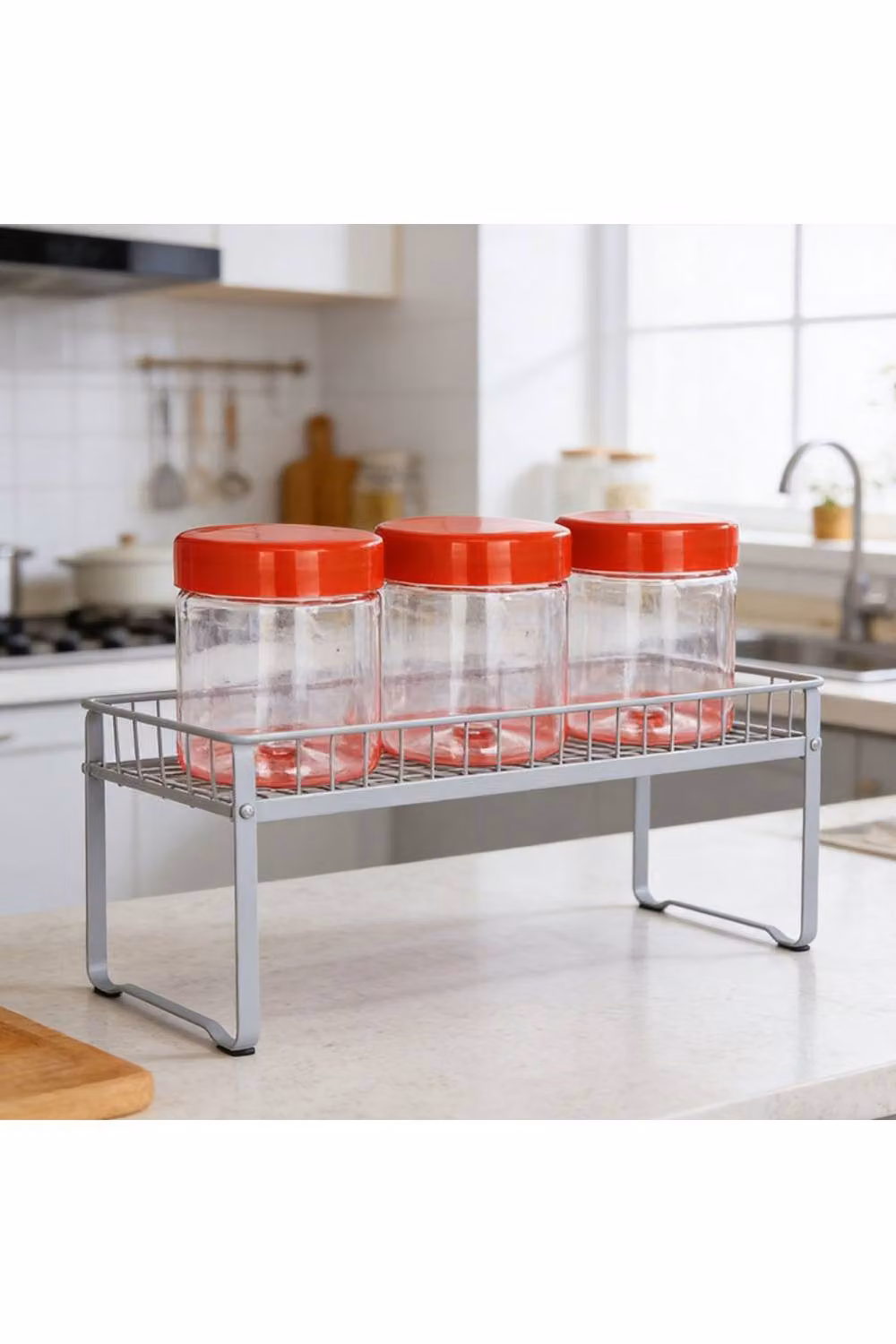 KDMD 4-Piece Clear Plastic Food Storage Jars with Screw Lids, 300ml Each, Freezer Safe – 2