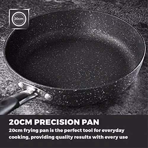 Tower Non-Stick Aluminium Frying Pan, 20cm, Black – 3