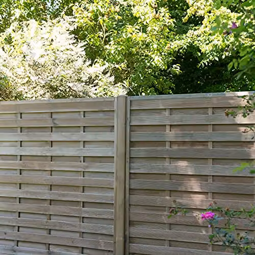 Forest Brown Impregnated Wooden Fence Board, Pack of 3 – 4