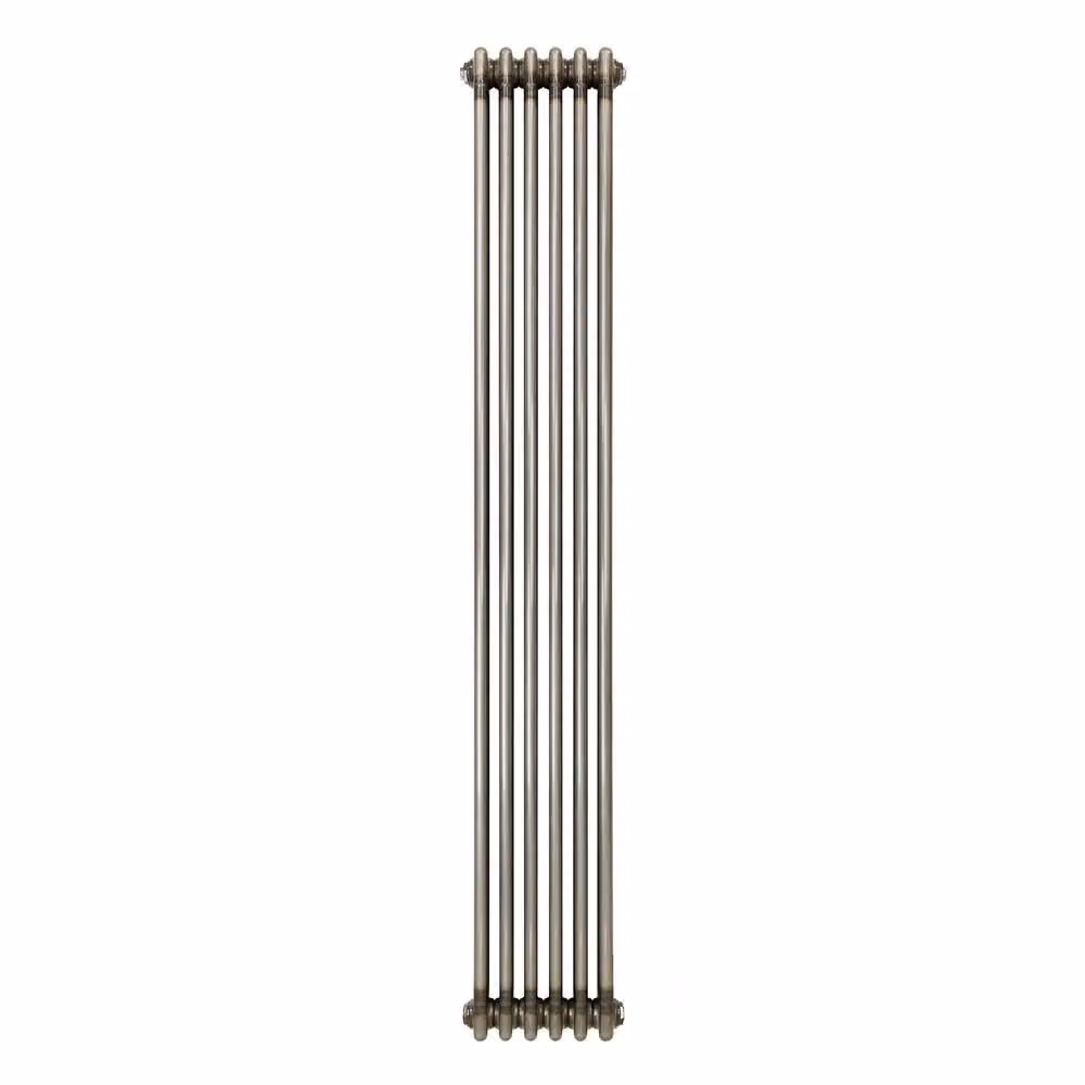 Monstershop Traditional 3 Column Steel Radiator in Silver, H: 180 cm, W: 29 cm – 2
