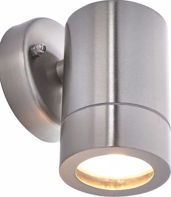 Pacific Lifestyle Minimalist Cylinder Metal Wall Light in Copper or Silver