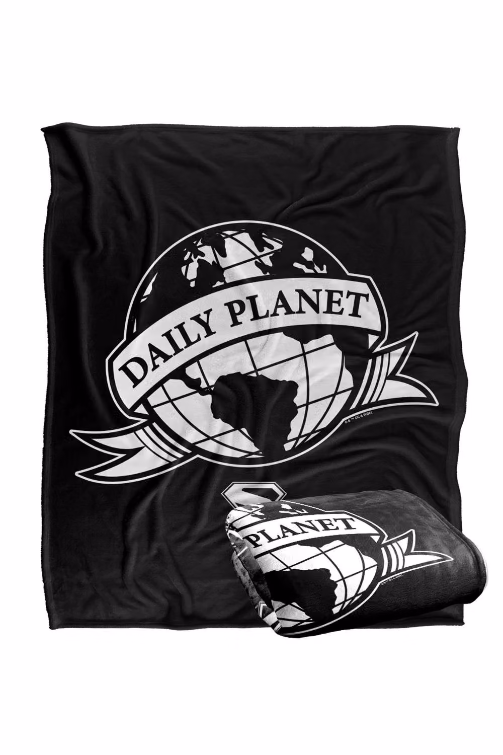 Warner Bros. Superman 2025 Daily Planet Scroll Super Soft Fleece Throw Blanket, Multicolour, W/D/H: 91 x 147 cm – 7