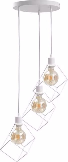 Netlighting Ruben Cluster Pendant Ceiling Light in White, 32 cm, 3x E27