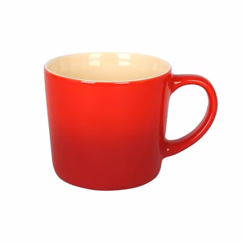 Argon Tableware Red Ombre Coffee Mug, 330ml New Bone China Tea Mug