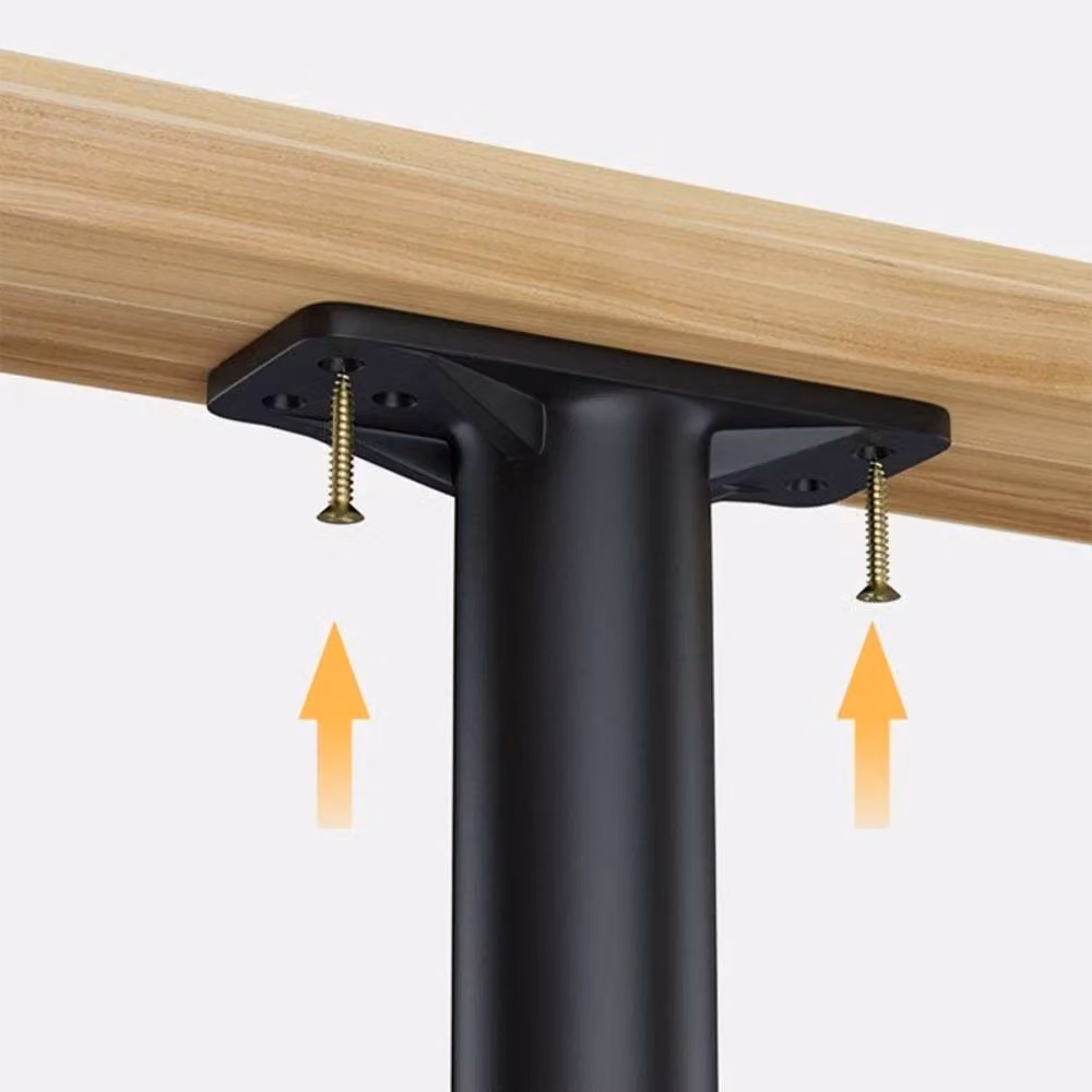 PAWNORA Black Steel Bed Beam Support Leg – 3