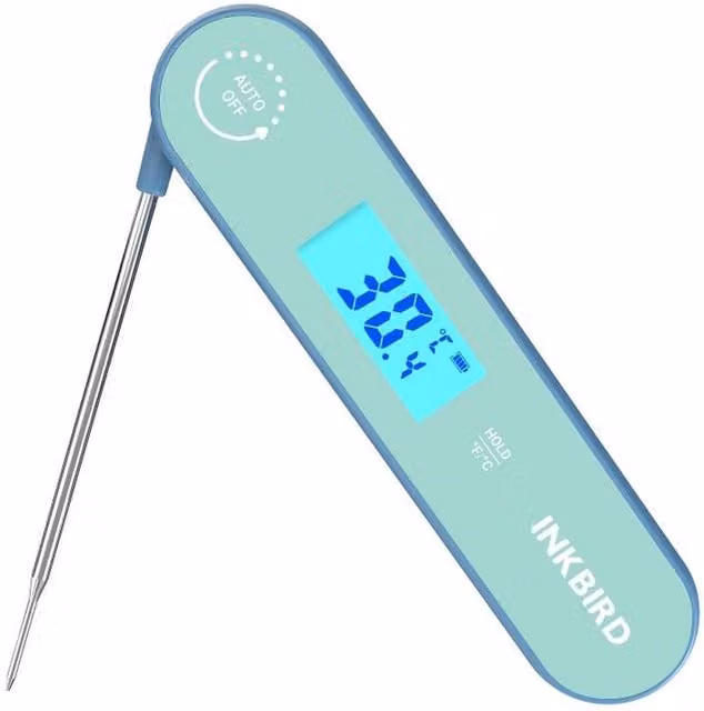 Inkbird Digital Pocket Thermometer for Cooking, Grilling and Brewing in Turquoise