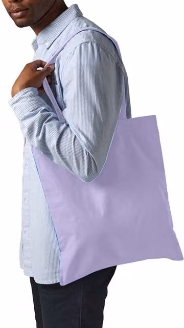 Westford Mill Bag For Life, 2 Pack, Lavender Purple, 10 Litres