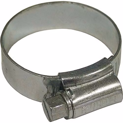 Faithfull Silver Galvanised Steel Hose Clip 22-30mm