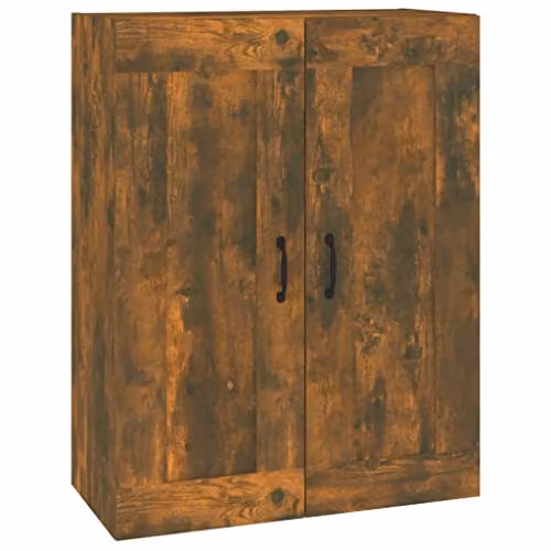 vidaXL Hanging Wall Cabinet in Brown, W/D/H: 69.5 x 32.5 x 90 cm – 1