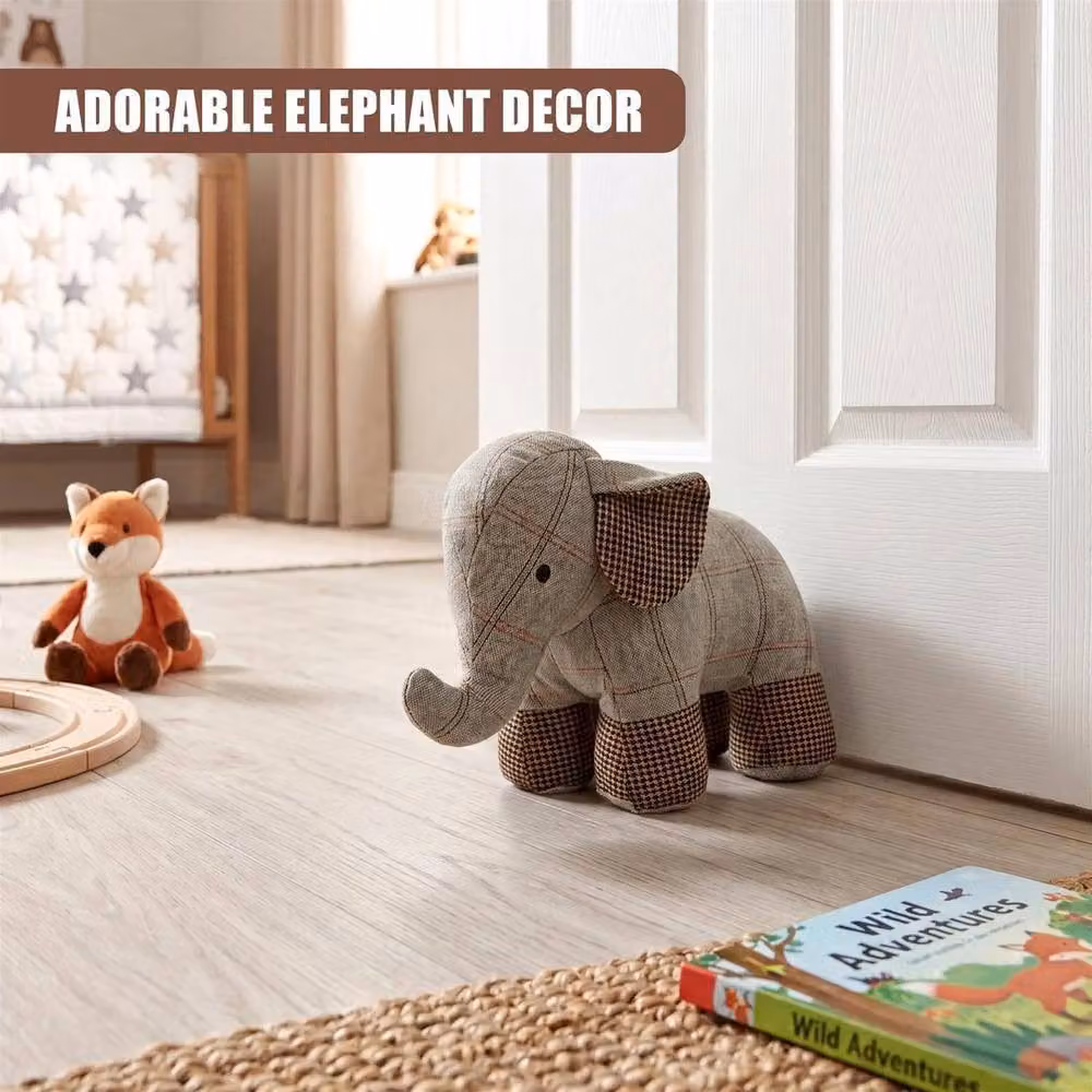 FLAVORA Multicolour Novelty Animal Fabric Weighted Door Stop – 5