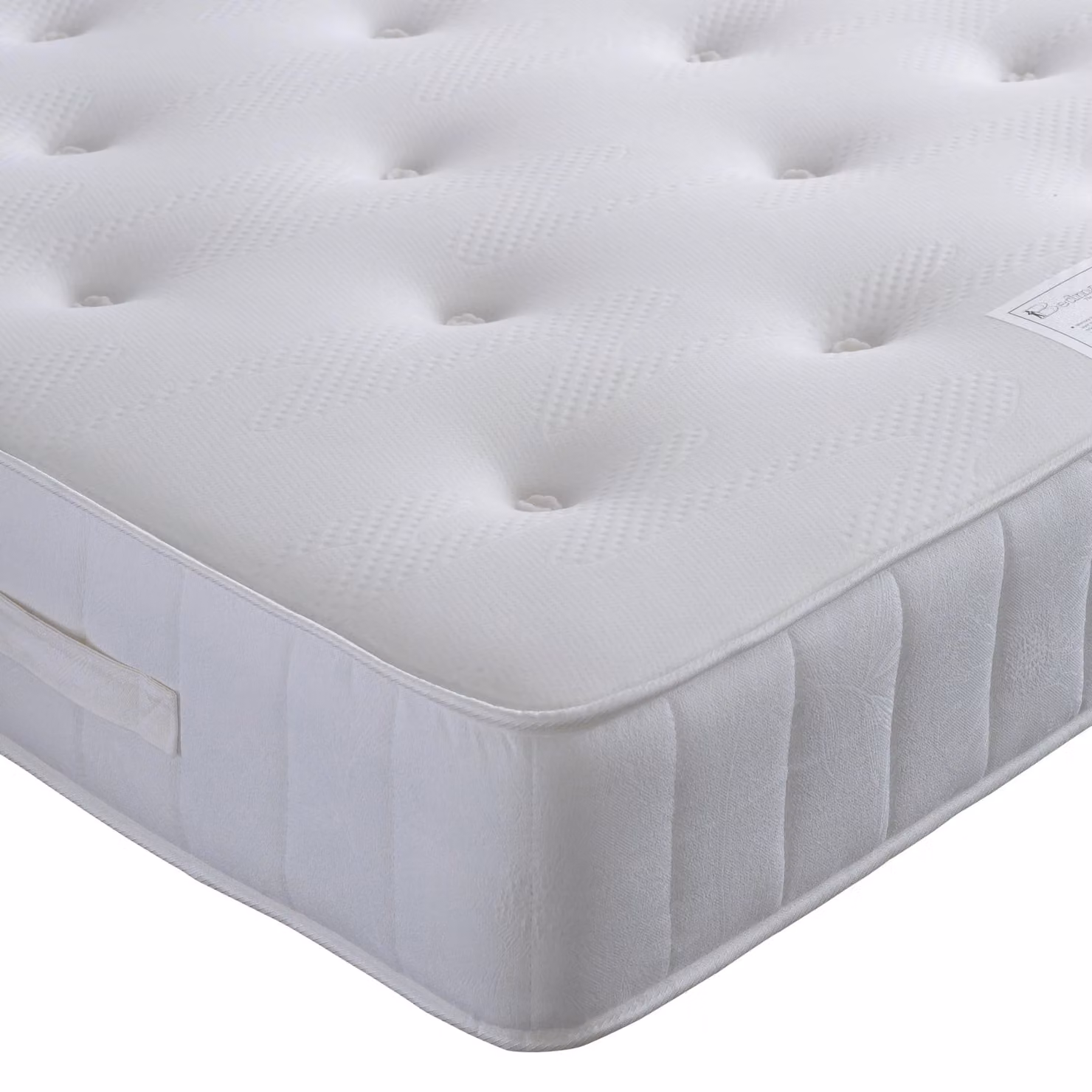 Bedmaster Memory Maestro Double Memory Foam Hybrid Divan Set with 2 Drawers in Blue Plush Velvet