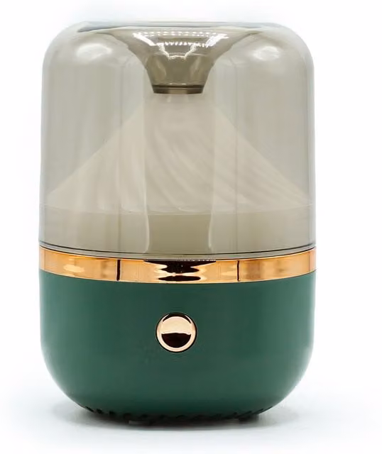 KDMD Urban Aroma Diffuser in Green and Bronze with Colour Changing Light and USB Connectivity – 1