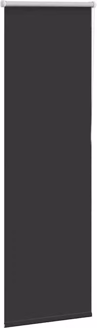 Berkfield Home Blackout Roller Blind, Black Polyester, W: 50 cm, H: 175 cm