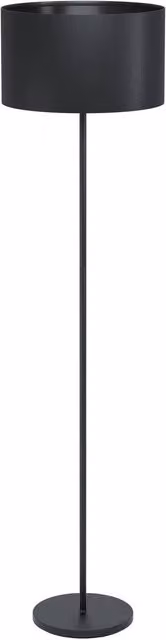 Eglo Maserlo Black Fabric Shade Floor Lamp