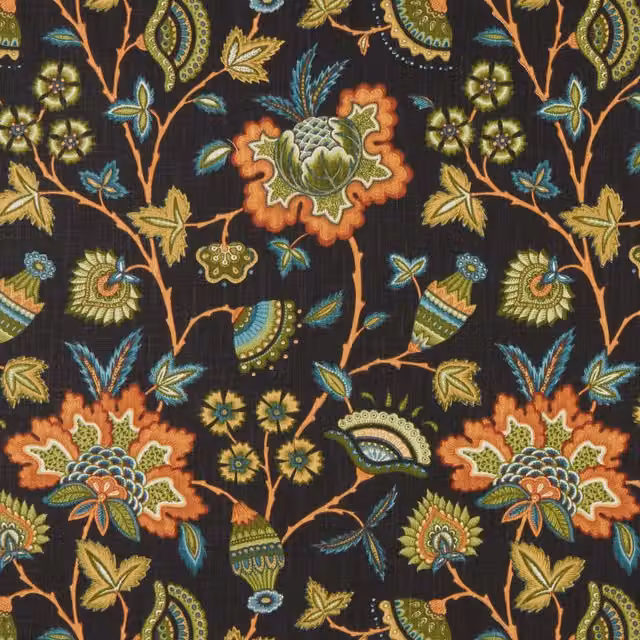 iLiv Summer Fabric Noir in Black and Multicolour