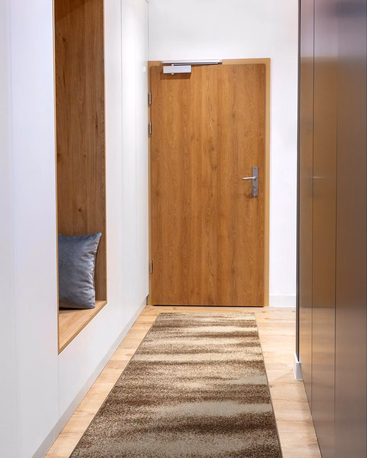 RugsX Karmel Sahara Brown Abstract Modern Runner Rug, W: 70 cm x L: 100 cm – 3
