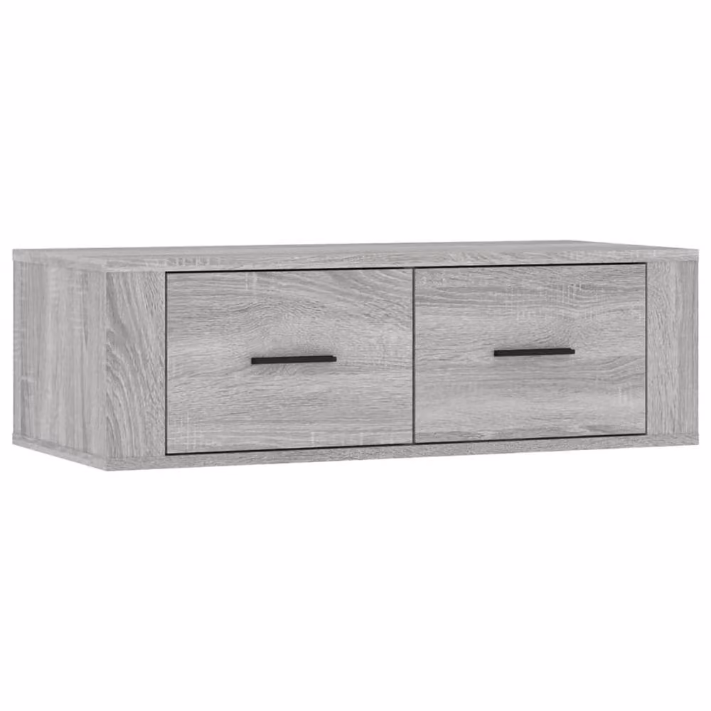 Berkfield Home Grey Sonoma Hanging TV Cabinet, W/D/H: 80 x 36 x 25 cm – 2