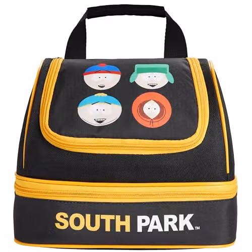 Get Trend South Park Insulated Dual Compartment Lunch Bag in Black – 1