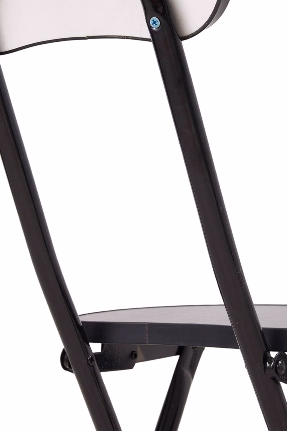 Living and Home Set of 4 Portable Foldable Dining Chairs in Black – 3