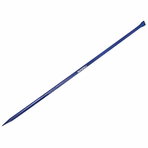 Faithfull Steel Chisel and Point Crowbar in Blue and White