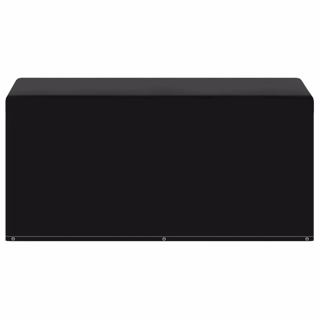 Berkfield Home Garden Furniture Cover with 6 Eyelets, Black, W/D/H: 160 x 80 x 75 cm – 2