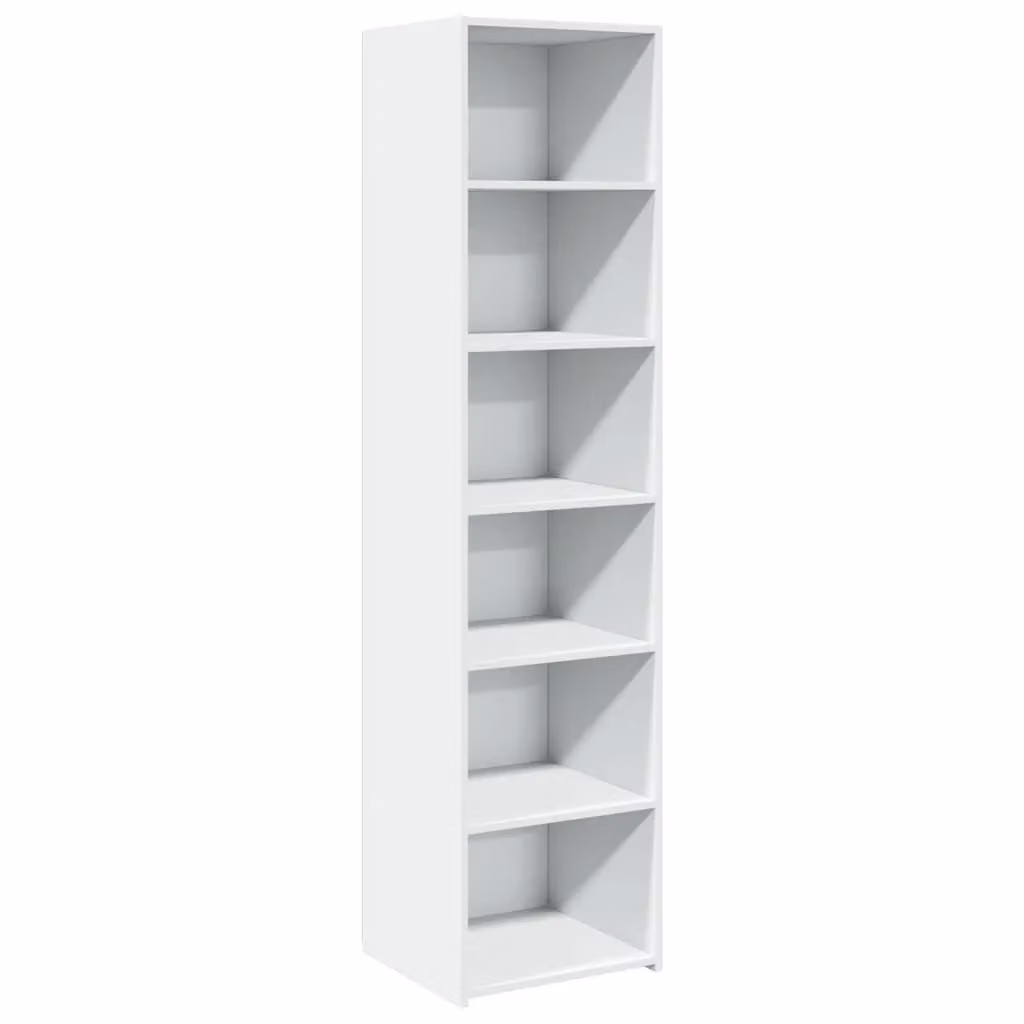 Berkfield Home Modern White Highboard with Hinged Doors and Internal Shelves, W/D/H: 45 x 41 x 185 cm – 2