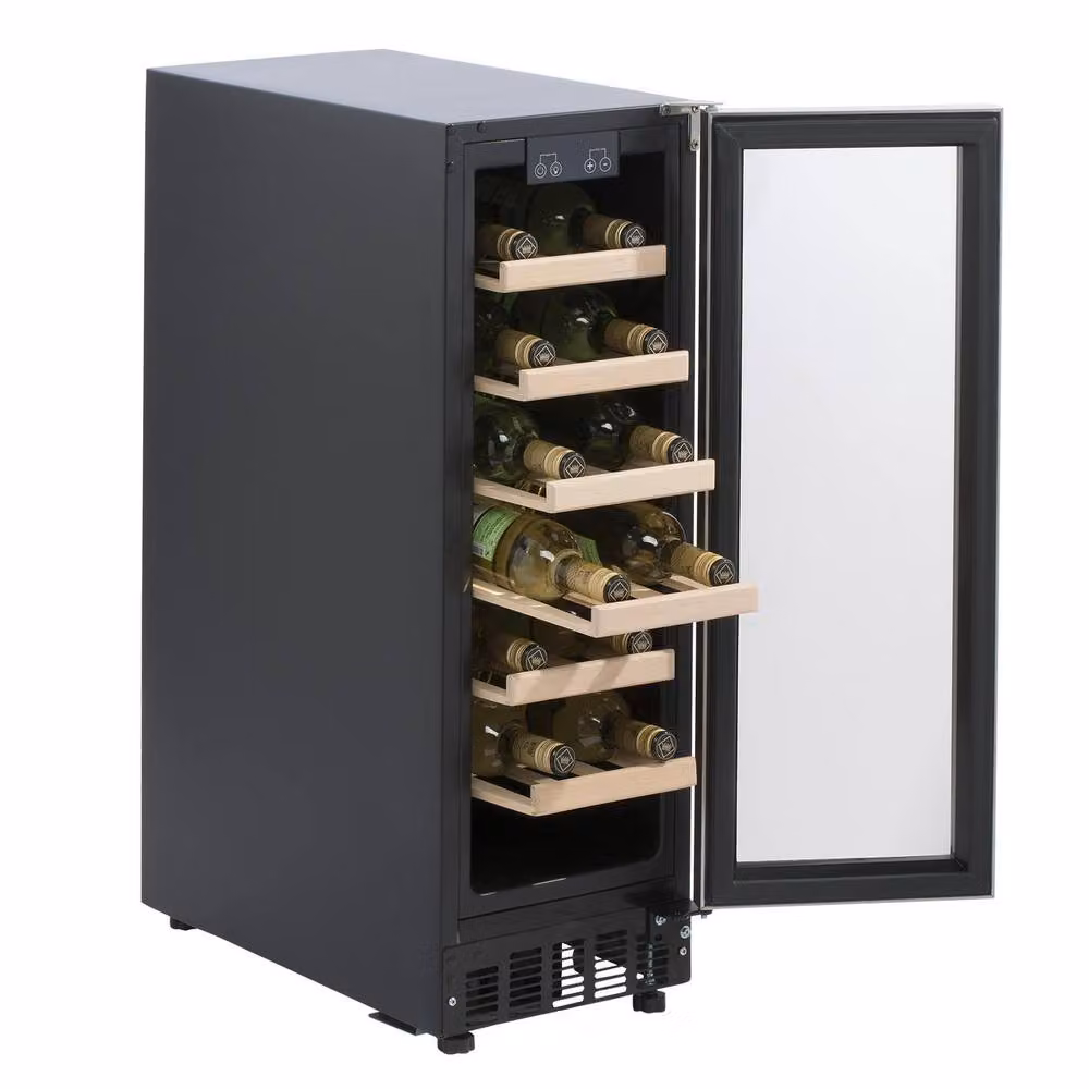 SIA WC30SS 59L Undercounter Wine Cooler Fridge in Silver – 2