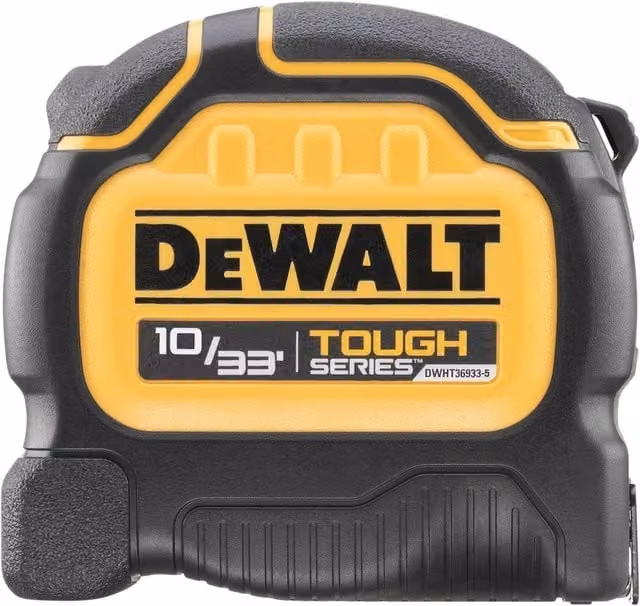 DeWalt Toughseries Tape Measure in Yellow and Multicolour