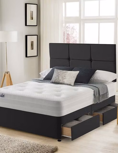 Silentnight 1400 Ortho Pocket Spring Firm Mattress, White, W/D/H: 180 x 200 x 25 cm
