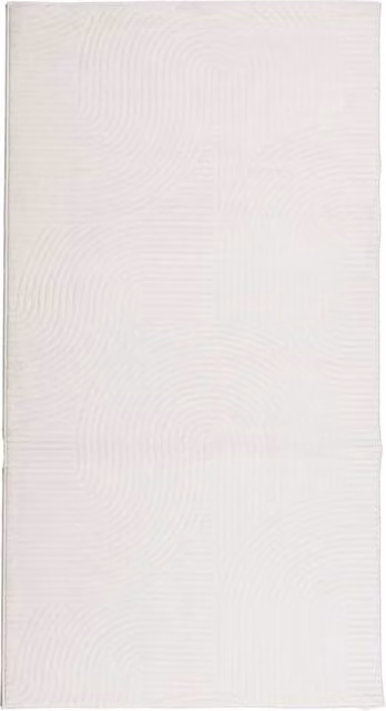 Berkfield Home IZA Scandinavian Style Geometric Short Pile Rug in Cream and Beige, W: 80 cm, L: 150 cm – 1