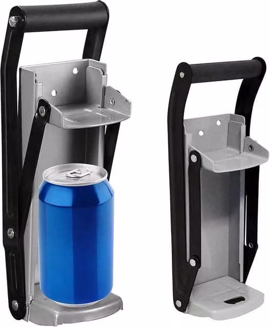 Spetlek Wall Mounted Metal Beer Tin Can Crusher for 500ml Cans in Grey – 1