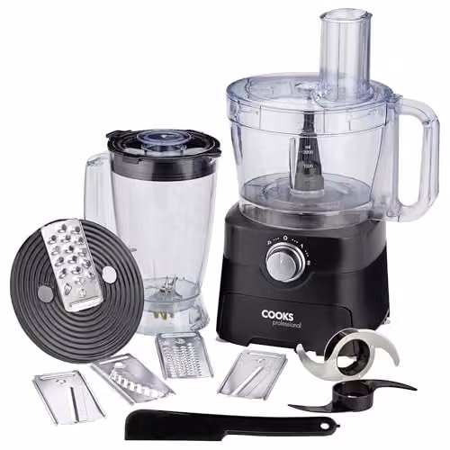 Cooks Professional 1000W Food Processor and Blender Machine in Black – 4