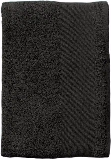 SOL'S Bayside 50 Cotton Terrycloth Hand Towel in Grey with Hanging Loop – 1
