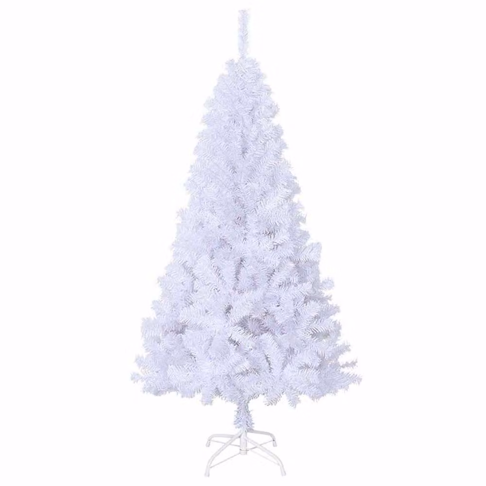 Berkfield Home White Artificial Christmas Tree with Thick PVC Branches, Height: 150 cm – 2