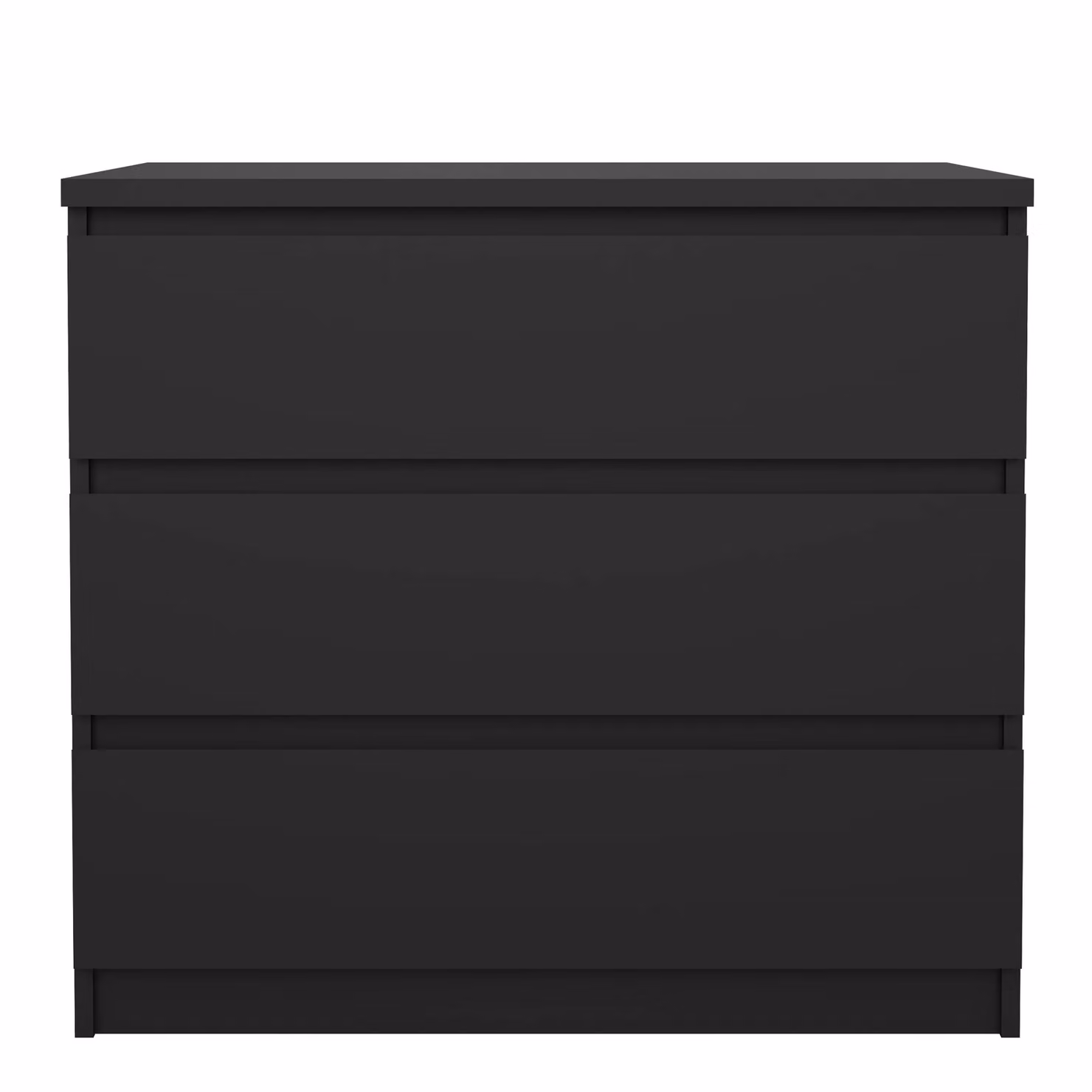 Furniture To Go Naia Scandinavian 3 Drawer Chest in Black – 2