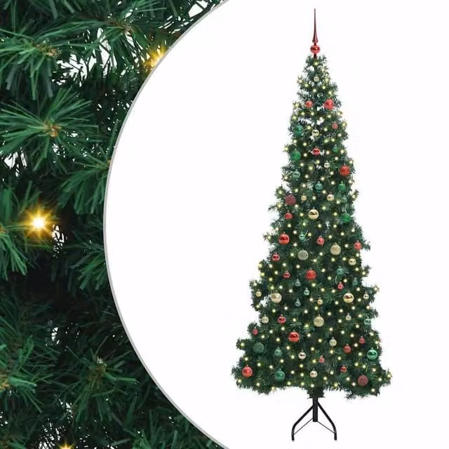Berkfield Home Green Artificial Christmas Tree, Height: 210 cm