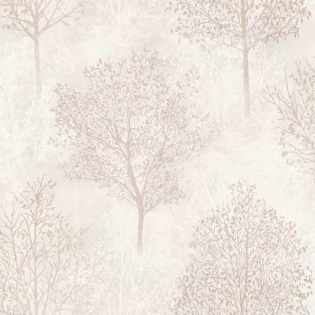 Arthouse Wonderland Floral Botanical Wallpaper in Beige and Sand