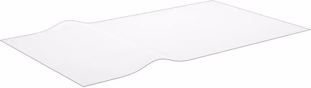 Berkfield Home Transparent PVC Table Protector, Clear, W/D: 120 x 60 cm – 1