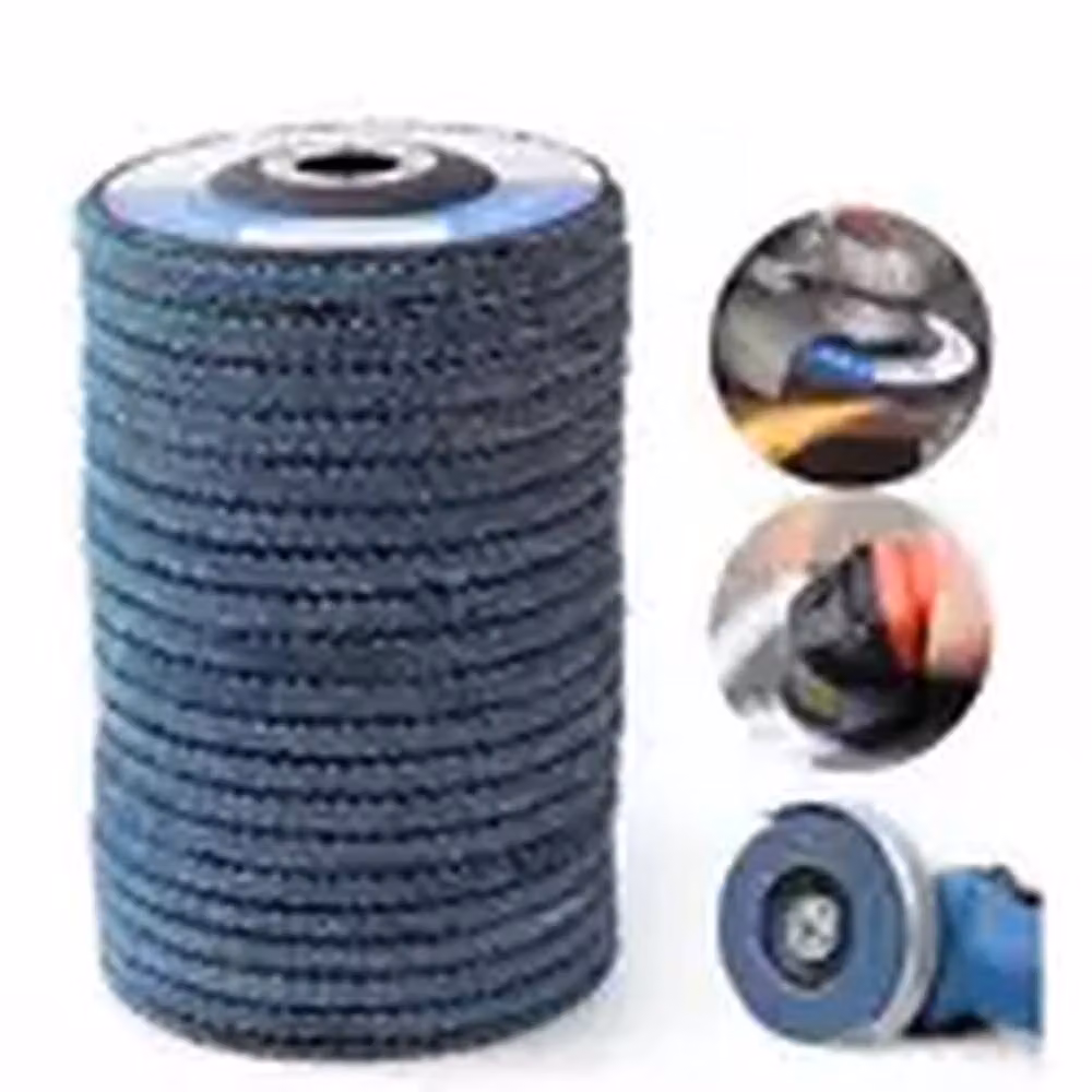 EONLION 10 Pack Blue Flap Grinding Sanding Discs, 40 Grit Zirconium Oxide Angle Wheel – 2