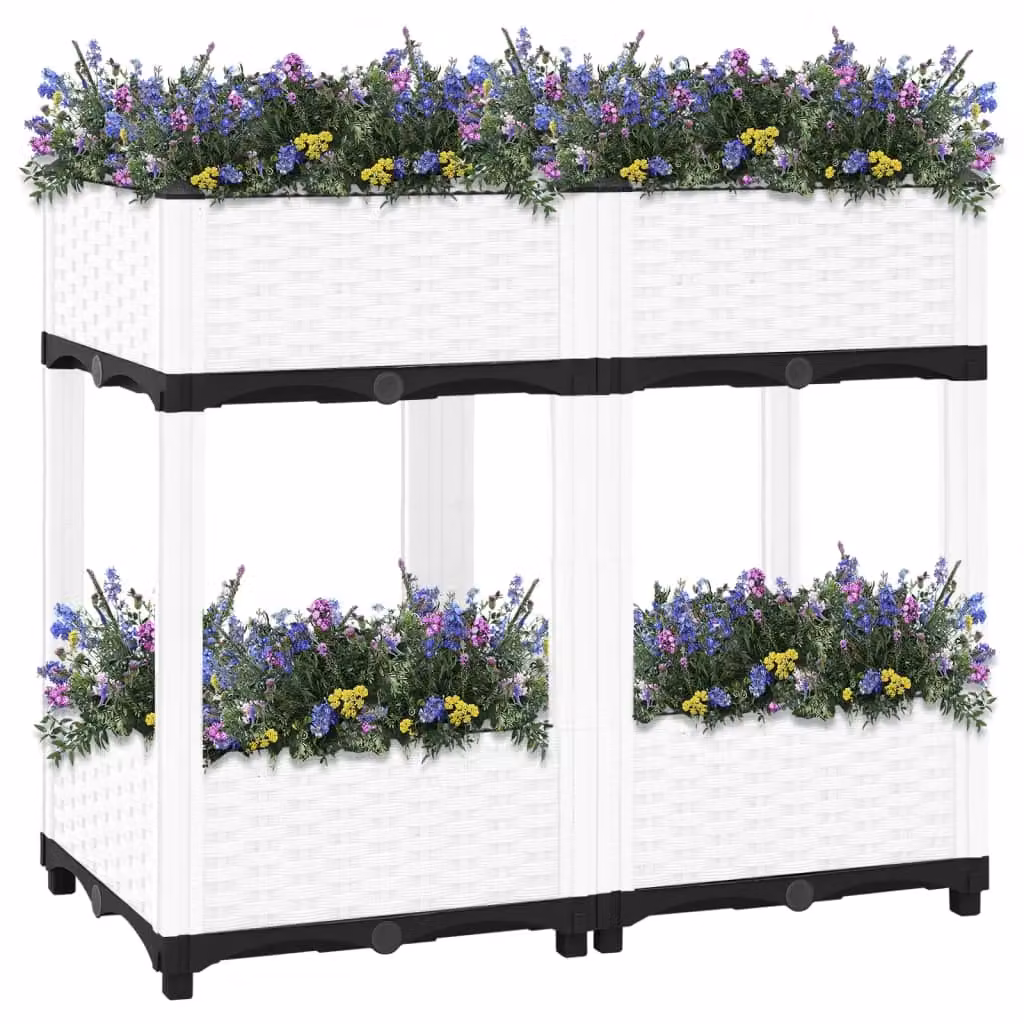 Berkfield Home Grey Polypropylene Raised Bed W/D/H: 80 x 40 x 71 cm – 2