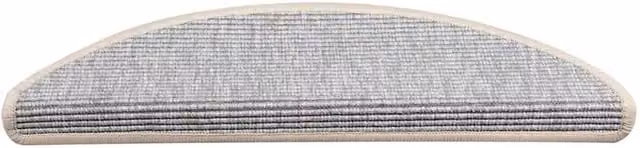 Berkfield Home Self-adhesive Stair Mats, 15 Pieces, Silver, W/D/H: 56 x 17 x 3 cm – 1