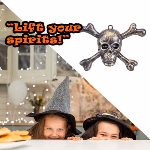 VFM e-Store Gold Skull and Crossbones Halloween Wall Decorations – 7